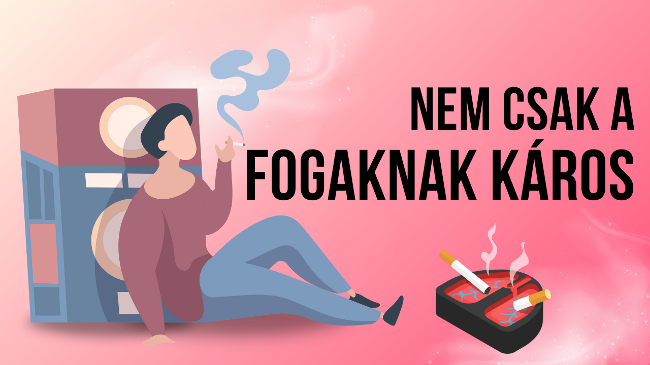 Pink And Blue Illustrative Smoking Awareness YouTube Thumbnail 